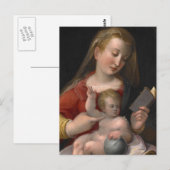 Carte Postale madonna et enfant (Devant / Derrière)