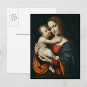 Carte Postale Madonna et Enfant 2 (Devant / Derrière)