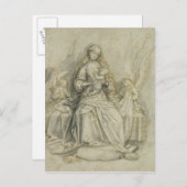 Carte Postale Madonna et Enfant 3 (Devant / Derrière)