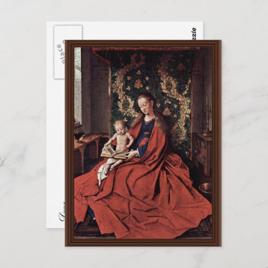 Carte Postale Madonna Et Enfant Lecture Par Eyck Jan Van (Best Q (Devant / Derrière)