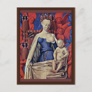 Carte Postale Madonna Et Enfant [Vierge Avec Enfant Et Anges] (