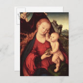 Carte Postale Madonna et l'enfant (Devant / Derrière)