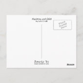 Carte Postale Madonna et l'enfant (Dos)