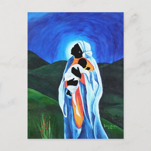 Carte Postale Madonna et l'enfant - Espoir pour le monde 2008 (Devant)