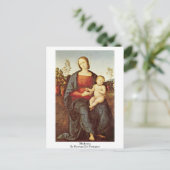 Carte Postale Madonna Par Bottega Del Perugino (Debout devant)