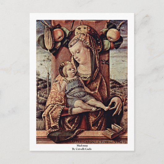 Carte Postale Madonna Par Crivelli Carlo (Devant)