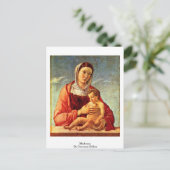 Carte Postale Madonna Par Giovanni Bellini (Debout devant)