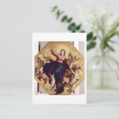 Carte Postale Madonna Portée par les Anges (fresque au plafond) (Debout devant)