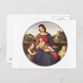 Carte Postale Madonna Terranuova par Raphael (Devant / Derrière)