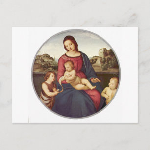 Carte Postale Madonna Terranuova par Raphael