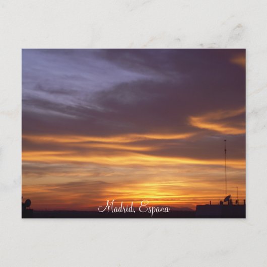 Carte Postale Madrid (Devant)