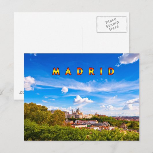Carte Postale Madrid 02C (Devant / Derrière)