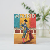 Carte Postale Madrid Bullfighter Espagne Voyage (Debout devant)
