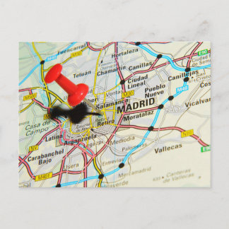 Carte Postale Madrid, Espagne