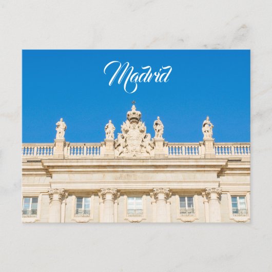 Carte Postale Madrid, Espagne (Devant)