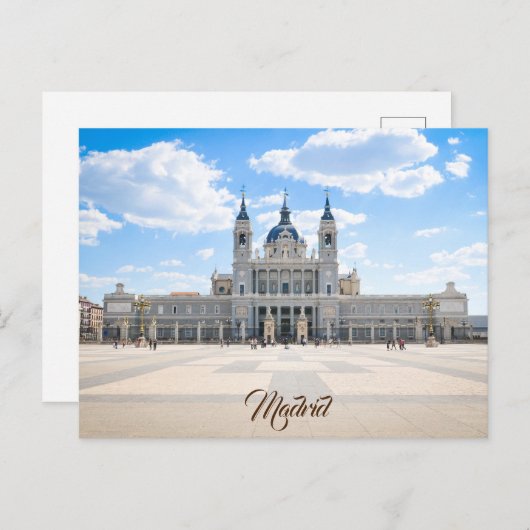 Carte Postale Madrid, Espagne (Devant / Derrière)