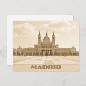 Carte Postale Madrid, Espagne (Devant / Derrière)
