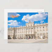 Carte Postale Madrid, Espagne (Devant / Derrière)