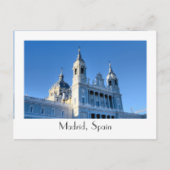 Carte postale Madrid, Espagne (Devant)