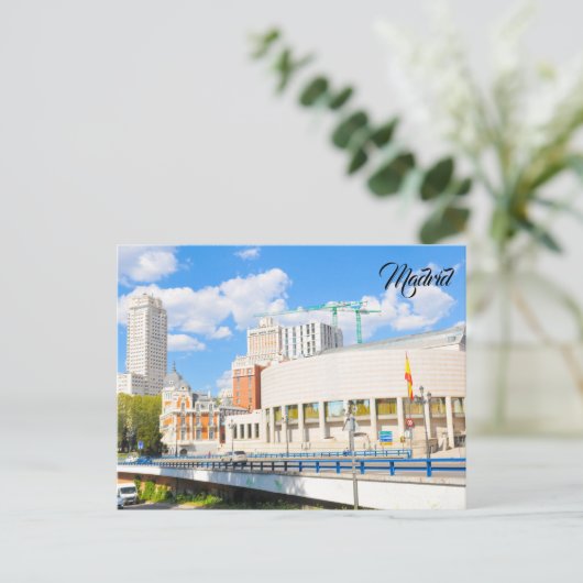 Carte Postale Madrid, Espagne (Debout devant)