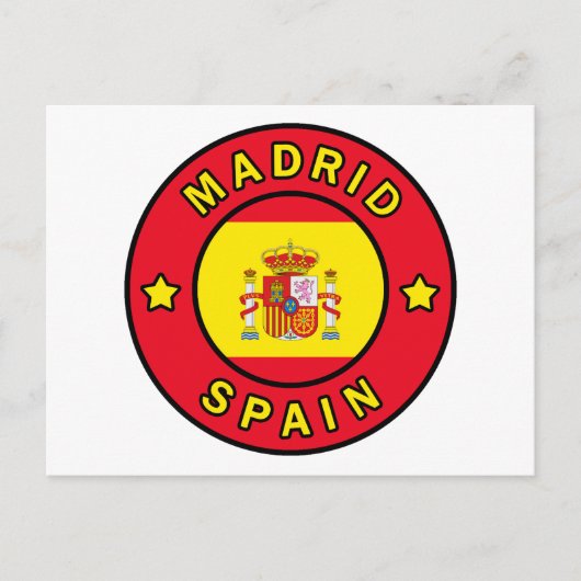Carte Postale Madrid Espagne (Devant)