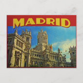 Carte Postale Madrid Espagne (Devant)