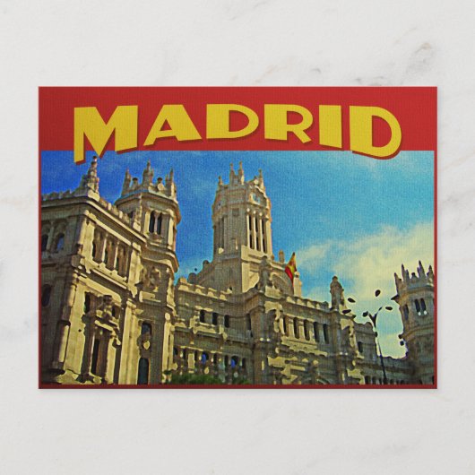 Carte Postale Madrid Espagne (Devant)