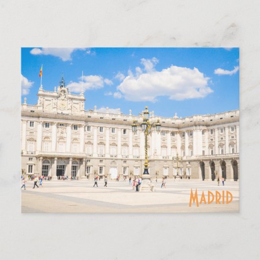 Carte Postale Madrid, Espagne (Devant)