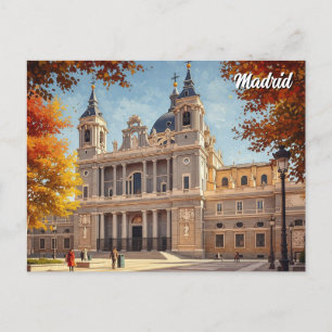 Carte Postale Madrid Espagne Almudena Travel