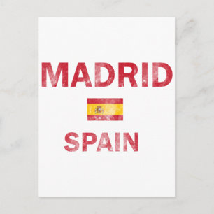 Carte Postale Madrid Espagne Designs