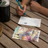 Carte postale Madrid Espagne Watercolor