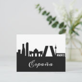 Carte postale Madrid Landmarks (Debout devant)