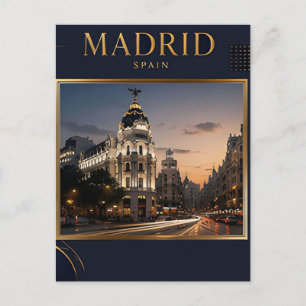 Carte Postale 🏛️ Madrid Monuments Voyage Espagne 🇪🇸