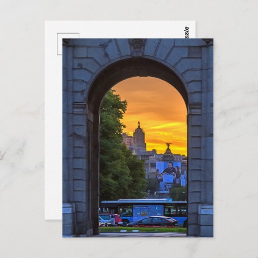 Carte Postale Madrid. n° 8. (Devant / Derrière)