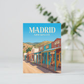 Carte Postale Madrid Nouveau-Mexique (Debout devant)