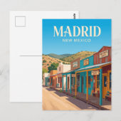 Carte Postale Madrid Nouveau-Mexique (Devant / Derrière)