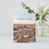 Carte Postale Madrid Spain Aerial Cityscape (Vertical) Travel  (Debout devant)