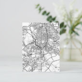 Carte Postale Madrid Spain Map (Debout devant)