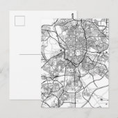 Carte Postale Madrid Spain Map (Devant / Derrière)