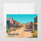 Carte Postale Madrid USA (Devant / Derrière)