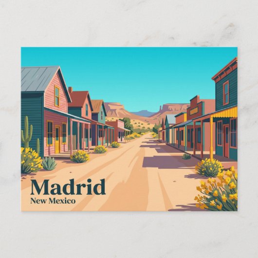 Carte Postale Madrid USA (Devant)