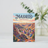 Carte Postale Madrid USA (Debout devant)