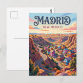 Carte Postale Madrid USA (Devant / Derrière)