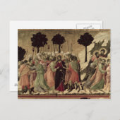 Carte Postale Maesta : Trahison du Christ, 1308-11 (Devant / Derrière)