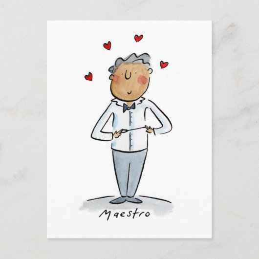 Carte Postale Maestro (Devant)