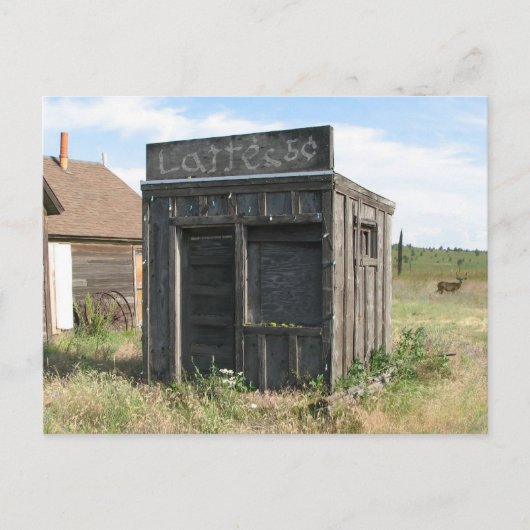 Carte Postale Magasin d'antan du YE Latte (Devant)