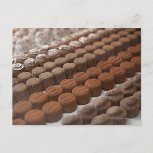 Carte Postale magasin de chocolat étalage de chocolat (Devant)