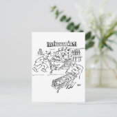 Carte Postale Magasin de détectives dans un supermarché (Debout devant)