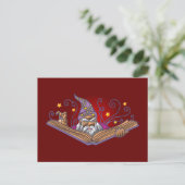 Carte Postale Magasin de sorcier Zauberer Buch Grimoire (Debout devant)
