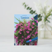 Carte Postale Magasin de vêtements et fleurs à Tunis (Debout devant)